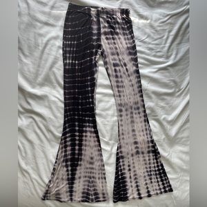 Stretchy tie dye bell bottoms